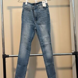 Hollister Light Blue Skinny Jeans for Men